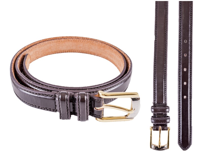 2701 BROWN SMOOTH BELT 2 TONE BUCKLE - SIZE XL (40"-44")