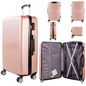 T-HC-09 ROSE GOLD 32'' TRAVEL TROLLEY SUITCASE