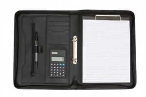 3107 BLACK A4 PORTFOLIO PRESENTATION ORGANISER FOLDER 2 RING