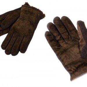 LG-101 MEDIUM SUEDE BROWN GLOVES W/LINING