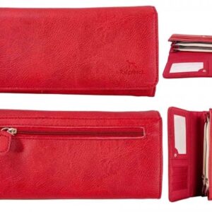 JBPS13 RED WALLET RFID LADIES PURSE