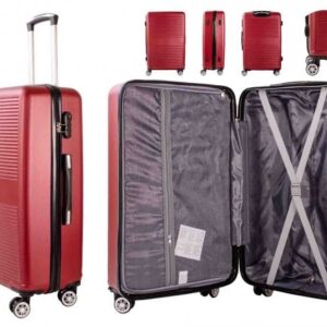 T-HC-06 BURGUNDY 28'' TRAVEL TROLLEY SUITCASE