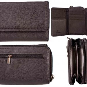 JBPS232 BLACK WALLET WITH THREE-FOLD SYSTEM