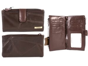 4649 PATCHWORK PURSE DARK BROWN