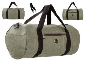 2654 DARK GREEN HOLDALL BAG