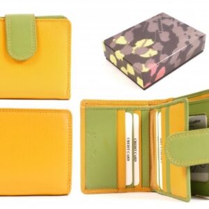 RB-40 YELLOW SOFT LEATHER PURSE