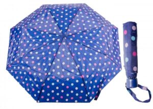 UU0326 PURP SPOT PRINT SUPERMINI UMBRELLA