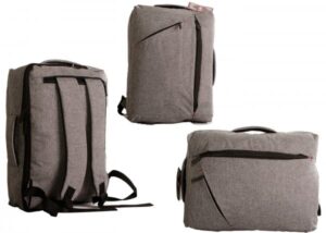 2647 GREY COMBI-BAG. BCKPCK & HNDHLD LPTP/BUISNESS BAG