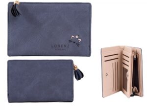 7141 DARK BLUE MEDIUM PU PERSE WITH CAT FEATURES