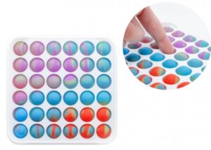 POP IT BUBBLE SENSORY FIDGET TOY - WHITE SQUARE