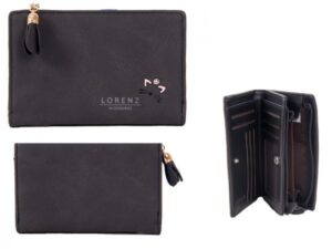 7141 BLACK MEDIUM PU PERSE WITH CAT FEATURES