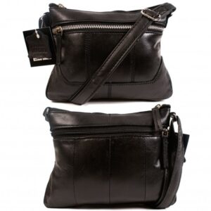 PR-DD 13 BLACK LEATHER BAG