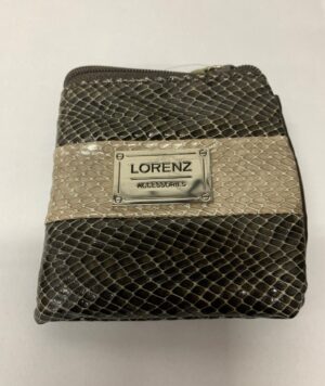 7451 BROWN FAKE SNAKE PU PURSE