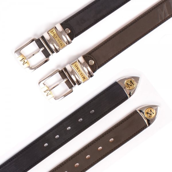 2757 1.5'' BLACK MILANO BALT SUEDE FEEL DOZEN ASSORTED SIZE