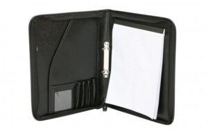 828-2 A4 CONFERENCE FOLDER ZIPPED BINDER RING