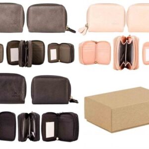 JBPS231 LADIES PURSE WITH 3 ZIP SECTIONS BOX OF 12