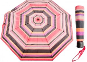 UU0326 STRIPE PRINT SUPERMINI UMBRELLA