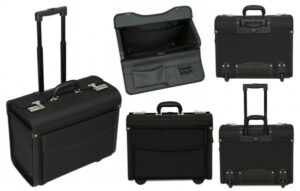 PL1650 TASSIA 1680D PILOTCASE WITH TROLLEY