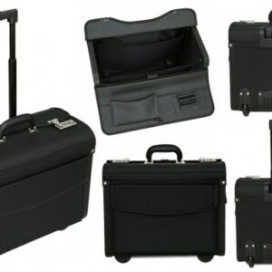 PL1650 TASSIA 1680D PILOTCASE WITH TROLLEY