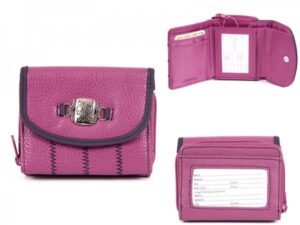 7564 PINK GRND PU ZIP RND PRSE WTH FLP. PPKT . PLAQ