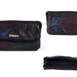 4684 MULTI LEATHER PATCHWORK PURSE