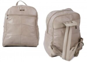 3759 GREY LARGE BACKPACK WITH LARGE TOP ZIP