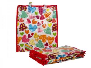 0007- RED/WHITE/HEARTS SET OF 12