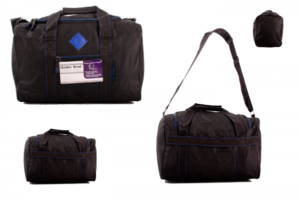 JBTB65-P BLACK/BLUE HOLDALL UNDER SEAT CABIN BAG