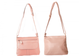 JBHB2580 PINK BUTTERFLY SHOULDER BAG