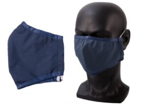 ANTI-DUST 100% PURE COTTON MASK FACE COVER UNISEX NAVY