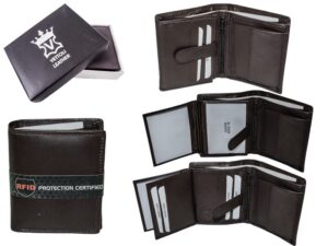 D-7028 BROWN LEATHER WALLET