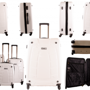 JCB010 WHITE (SET OF 3) SUITCASE