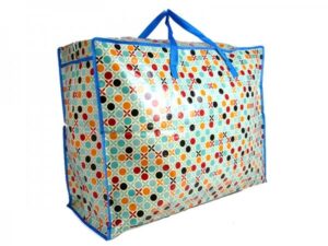 JBLND01 DOTS AND CROSSES LARGE LAUNDRY BAG