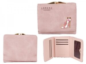 7143 PU PURSE WITH SHOE EMBLEM