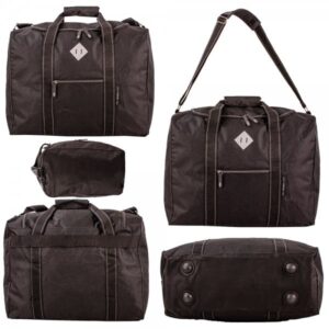 JBTB65-L BLACK/GREY RYANAIR EASYJET UNDER SEAT CABIN HOLDALL BAG