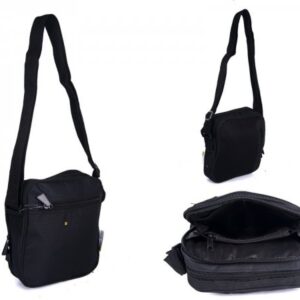 JCB205 X-BODY BAG WITH MESH BACK AND 4 ZIPS