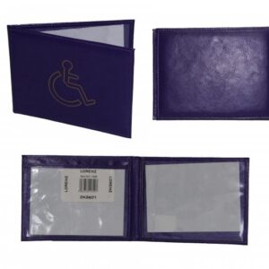 1498 PURPLE DISABLED BADGE WALLET