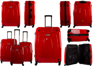 JCB010 RED (SET OF 3) SUITCASE