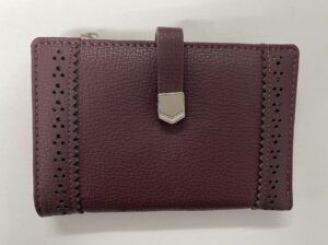7164 BURGUNDY MEDIUM RFID PURSE