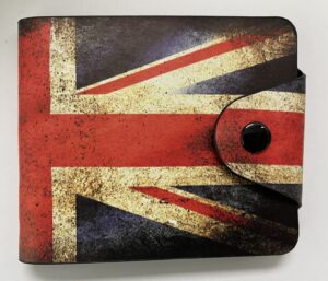6237 UNION JACK PRINTED LORENZ CREDIT CARD HOLDER/WALLET