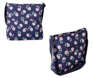 JBCB185 NAVY FLOWER CROSSBAG NICOLE BROWN