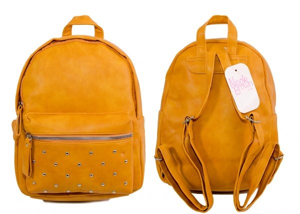 JBFB202 MUSTARD PU BACKPACK