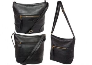 JBFB304 NICOLE BROWN PU HANDBAG BLACK