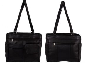 JBHB32-PP NICOLE BROWN PU HANDBAG BLACK