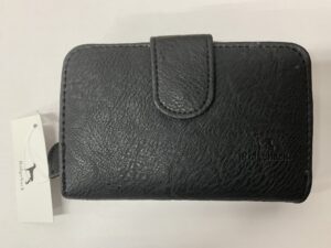 JBPS117 BLACK PURSE WITH POP FRONT PKT AND 1 ZIP
