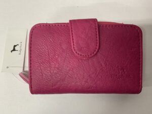 JBPS117 PINK PURSE WITH POP FRONT PKT AND 1 ZIP