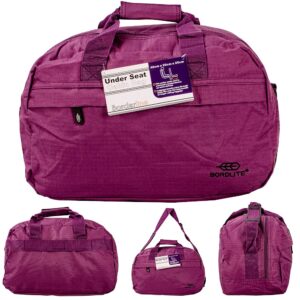 JBTB77 PLUM UNDER SEAT CABIN TRAVEL BAG
