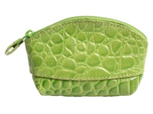 LEATHER COIN PURSE GREEN 0.50