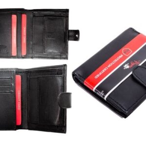 PR-05 COW NAPPA BRANDED MEN'S WALLET RFID