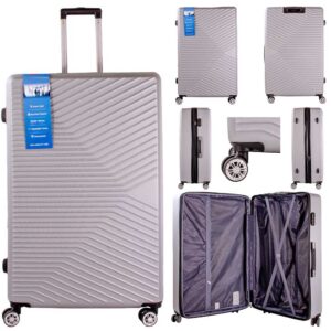 T-HC-11 SILVER 32'' TRAVEL TROLLEY SUITCASE